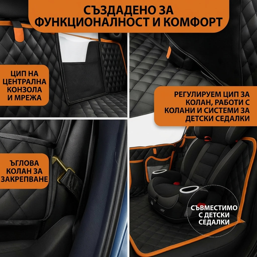 Premium Car-Paws ПОДЛОЖКА ЗА КОЛА С ТВЪРДО ДЪНО