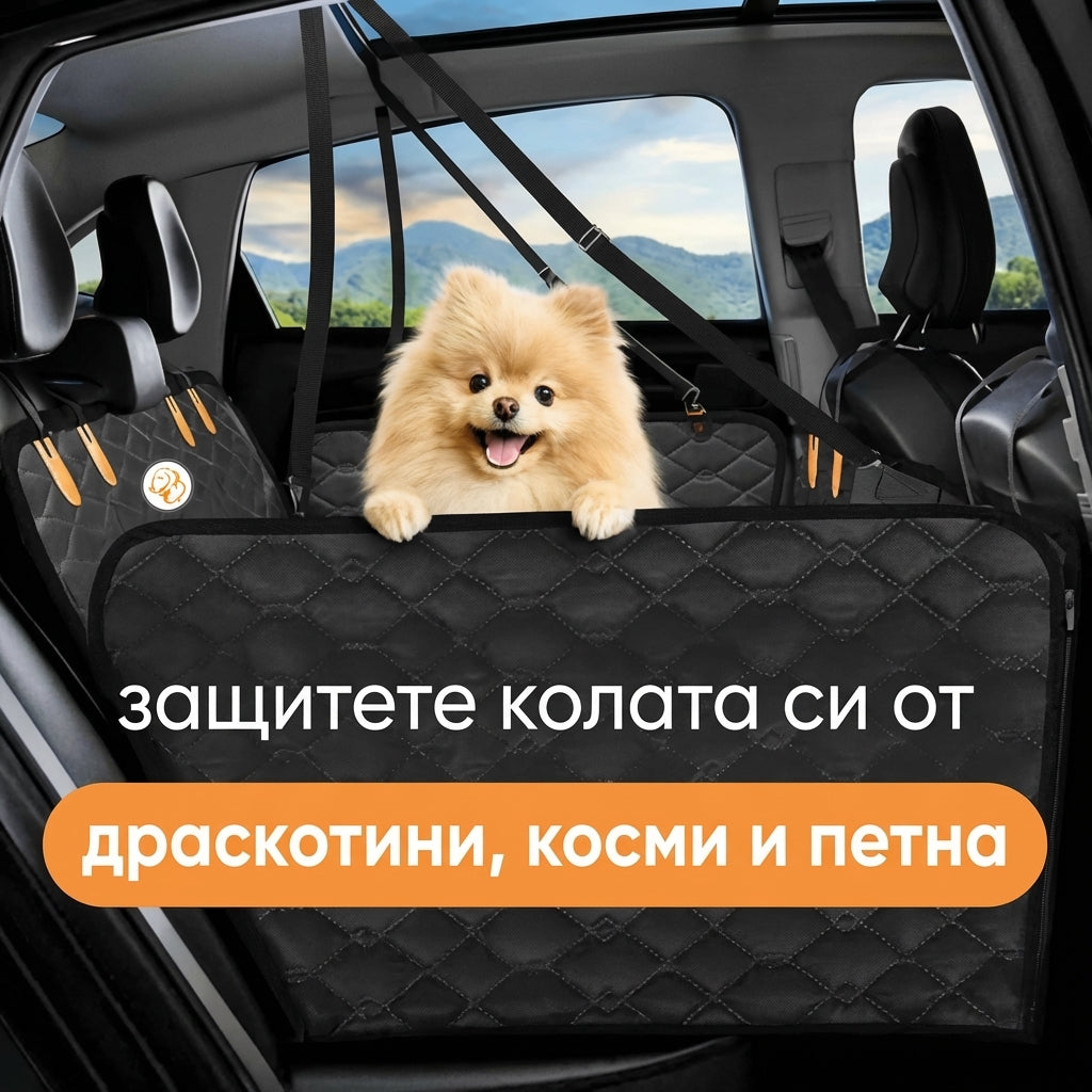 Premium Car-Paws ПОДЛОЖКА ЗА КОЛА С ТВЪРДО ДЪНО